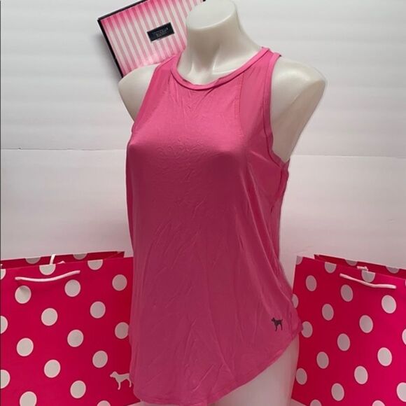 🔥VICTORIA SECRET  Pink TOP tank New - Picture 1 of 6